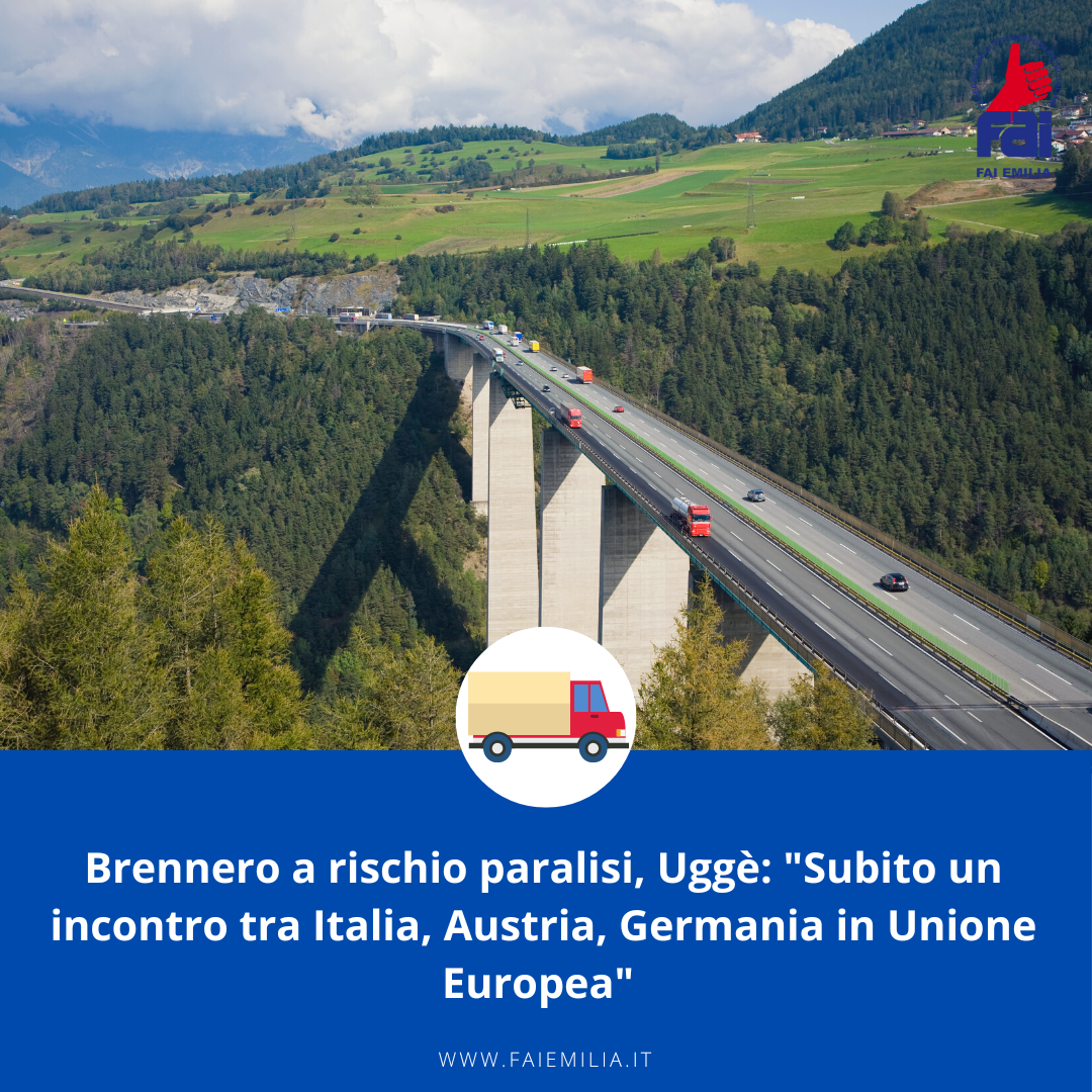 Brennero a rischio paralisi, Uggè: "Subito un incontro tra Italia, Austria, Germania in Unione Europea" 